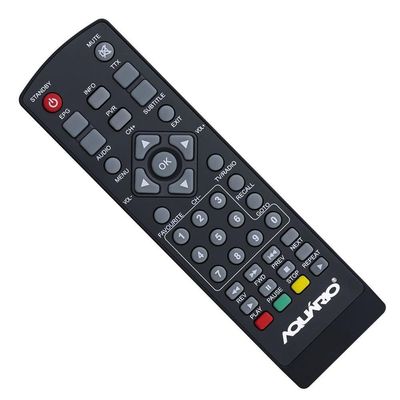 Controle Remoto para Conversor Digital Dtv-5000 Preto Aquario