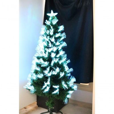 Arvore De Natal Fibra Optica Efeito Cachoeira 90cm A090