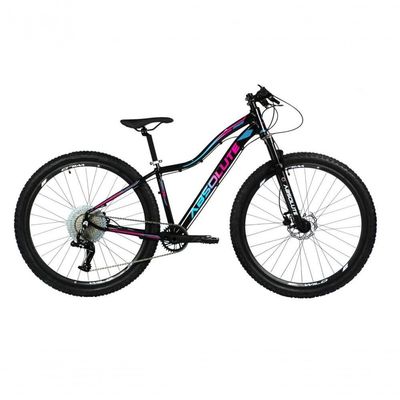 Bicicleta Aro 29 Absolute Hera 12v Freios A Disco Hidráulico Hollowtech K7 Garfo Trava No Guidão preto Tam: 17