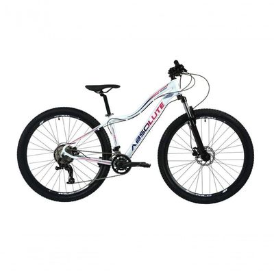 Bicicleta Aro 29 Absolute Hera Alumínio 2x9 Freios Hidráulicos K7 Garfo Com Trava 18v Mtb branco Tam: 15