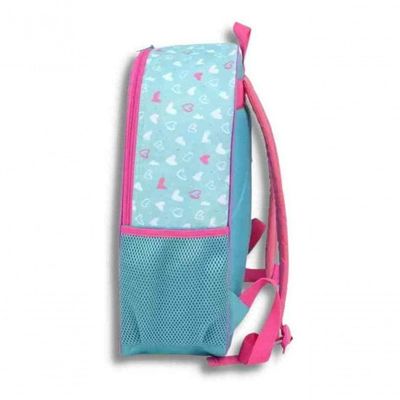 Mochila Costas Infantil Menina Gata Cindy Verde Luxcel