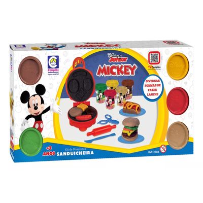 Massinha De Modelar  Disney Junior Sanduicheira Do Mickey - Cotiplás 2684