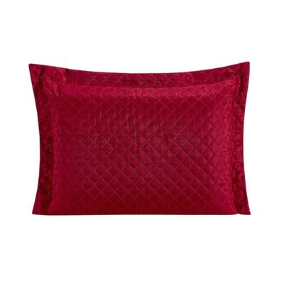 Porta Travesseiro Com Debrum Requinte Liso 01 Peça - Vermelho