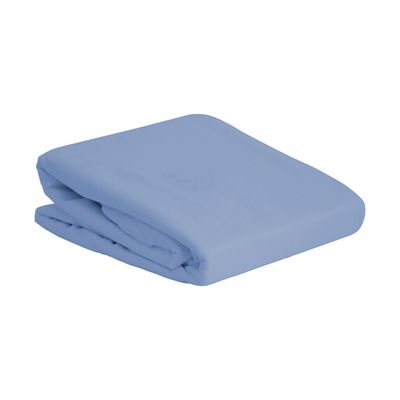 Capa P/Colchão Doce Vida Casal 20 Malha Mista C/ Zíper 138mx188mx20cm Azul Placido