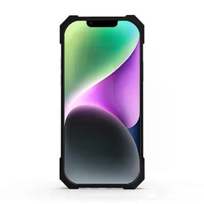 Kit Capa Dual Shock X e Pelicula Coverage 5D Pro Preta para iPhone 15 Pro - Gshield