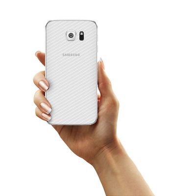 Película Traseira de Fibra de Carbono Transparente para Samsung Galaxy S6 Edge - Gorila Shield