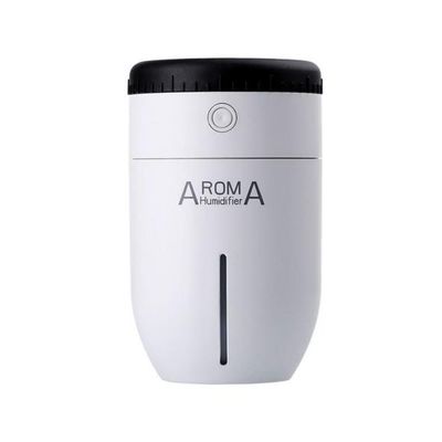 Umidificador Difusor Portátil USB Rosa com LED – Aromaterapia e Cromoterapia Usb Lens Aroma Cor:Branco