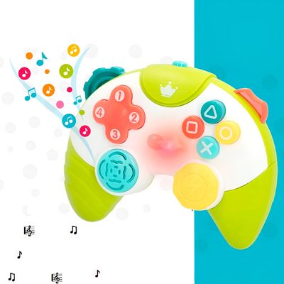 Vídeo Game Controle Infantil Interativo – Brinquedo Educativo e Colorido para Bebês com +18 Meses Sons Bebê