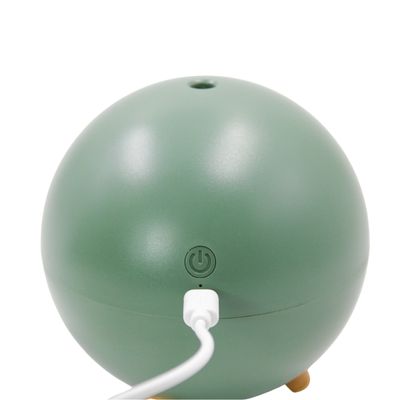Umidificador De Ar Luminaria USB Difusor Aromatizador Esfera Gatinho Cor:Verde