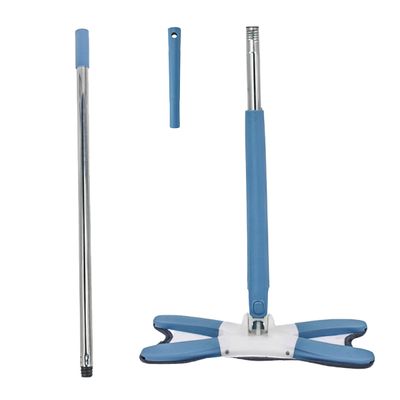 Mop Rodo De Limpeza Giratorio Retangular Azul
