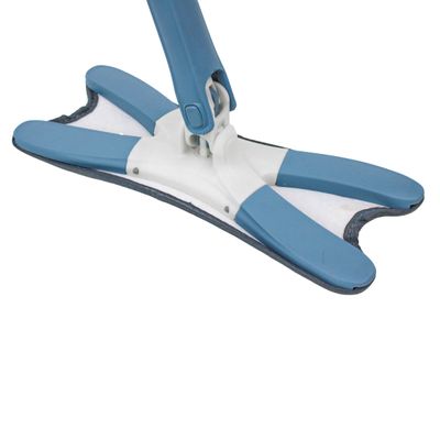 Mop Rodo De Limpeza Giratorio Retangular Azul