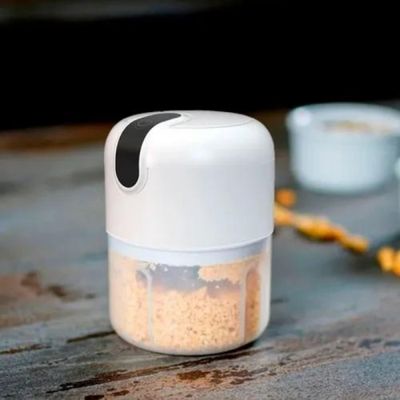 Mini Processador Usb De Alimentos Eletrico Branco