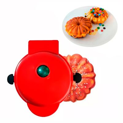 Mini Máquina De Fazer Bolo Assar Portátil Vermelho
