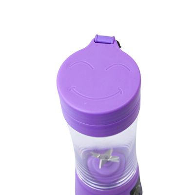 Mini Liquidificador Juice Cup Portátil Elétrico Lilás