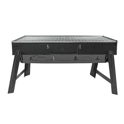 Mini Churrasqueira Portatil Dobravel Camping 35x27cm