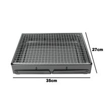 Mini Churrasqueira Portatil Dobravel Camping 35x27cm