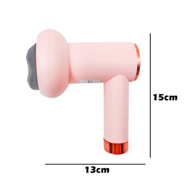 Massageador Eletrico Muscular Vibratorio Corporal Rosa