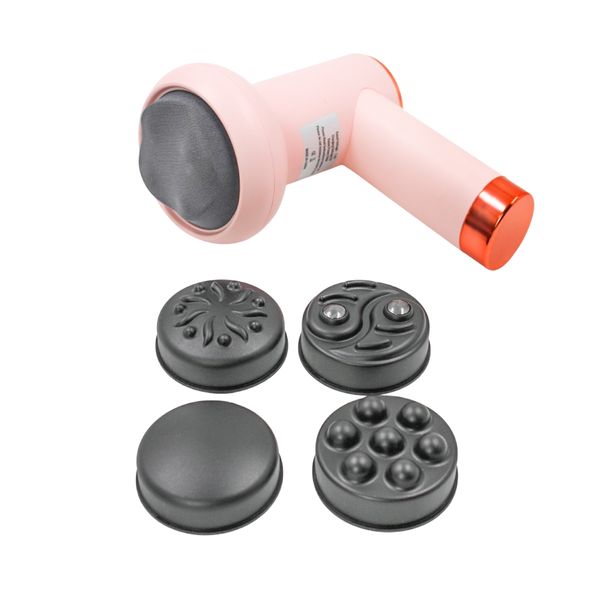 Massageador Eletrico Muscular Vibratorio Corporal Rosa
