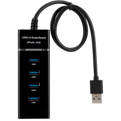 Hub Cabo Usb 3.0 Extensor Adaptador 4 Portas Hd
