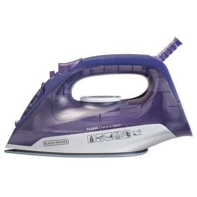 Ferro a Vapor Black & Decker FX2550 com Base Ceramic Gliss 220V