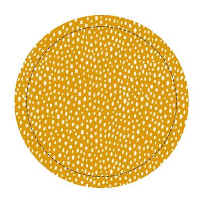 Prato de Sobremesa Cazza Bali em Melamina Amarelo