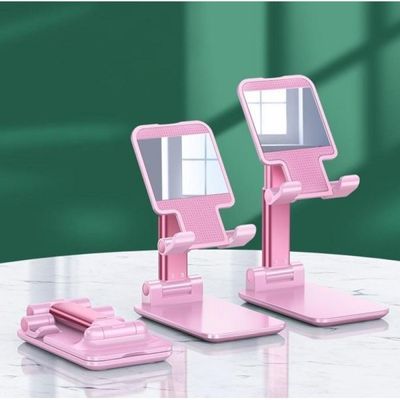 Suporte Retratil Ajustavel Celular Tablet - Rosa