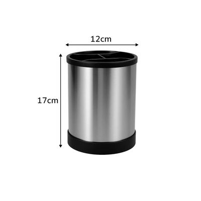 Porta Utensílio Giratório Aço Inox Escorredor