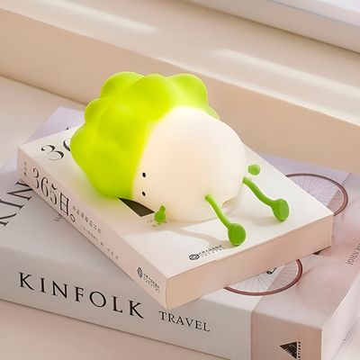 Luminária Lâmpada Infantil Repolhinho LED Silicone