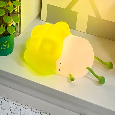 Luminária Lâmpada Infantil Repolhinho LED Silicone