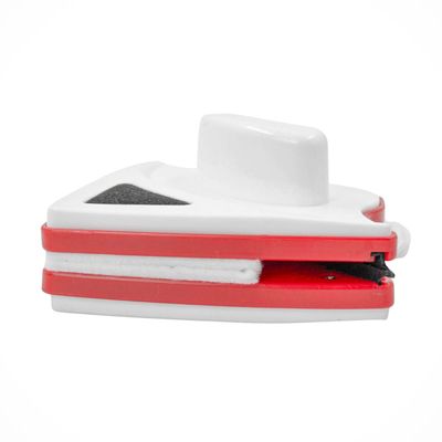 Limpador De Vidros Magnetico para Janelas Cor:Vermelho