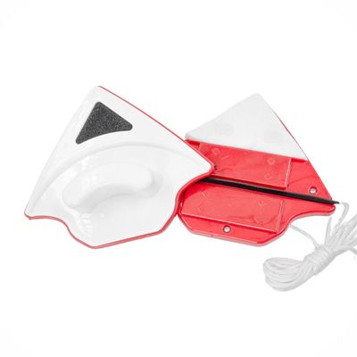 Limpador De Vidros Magnetico para Janelas Cor:Vermelho