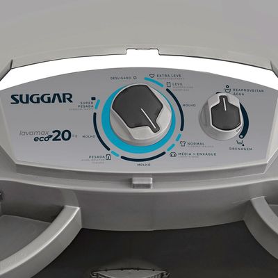 Lavadora 20kg Suggar Lavamax Eco 20kg LE2002PR Prata 220V