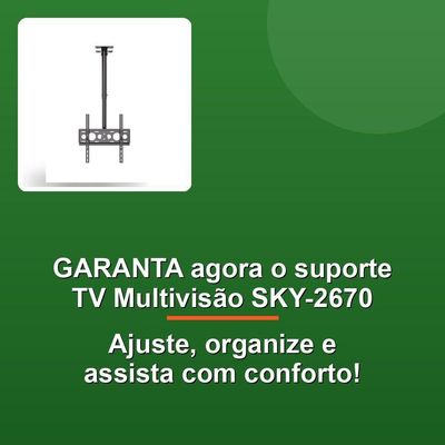 Multivisão Suporte Tv Sky-2670 26-70 Preto