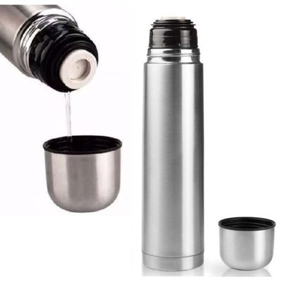 Garrafa Termica Aço Inox Portatil 500ml Vacuum Cafe Agua Cha - Ideal para academia, trabalho, passeios ao ar livre