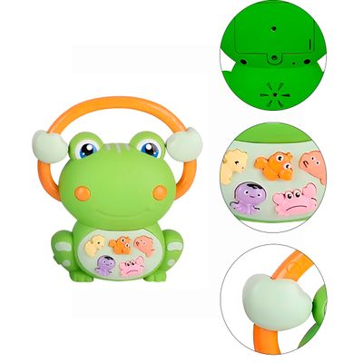 Brinquedo Sapinho Musical Interativo – Educativo com Sons de Animais e Melodias