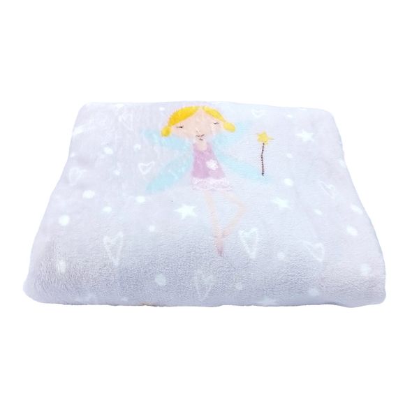 Manta Cobertor Infantil Poliéster Cazza Girls - Item Sortido Manta Cobertor Infantil Poliéster Cazza Girls - Item Sortido