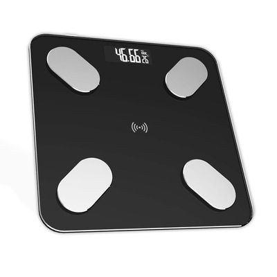 Balança Digital Bioimpedância Bluetooth (Preto)