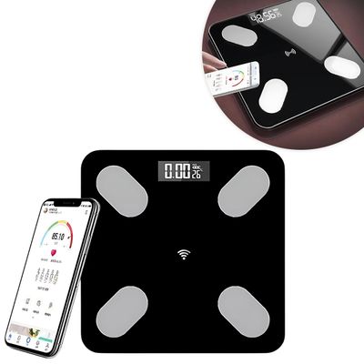 Balança Digital Bioimpedância Bluetooth (Preto)