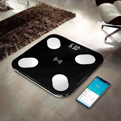 Balança Digital Bioimpedância Bluetooth (Preto)