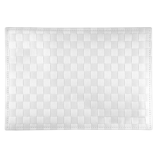 Jogo Americano Le Trama PVC Branco 1 Peça Jogo Americano Le Trama PVC Branco 1 Peça