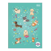 Caderno Brochura Capa Dura Universitário Pepper 40f Tilibra Pets
