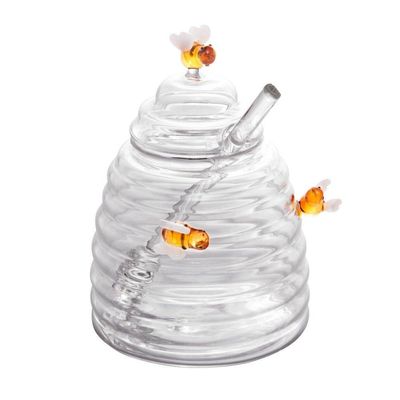Meleira De Vidro Com Pegador Lovely Bee 500 Ml Lyor