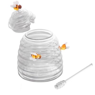 Meleira De Vidro Com Pegador Lovely Bee 500 Ml Lyor