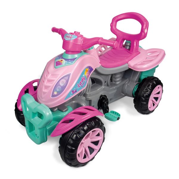 Quadriciclo Infantil Maral Lady Star com Pedal Quadriciclo Infantil Maral Lady Star com Pedal