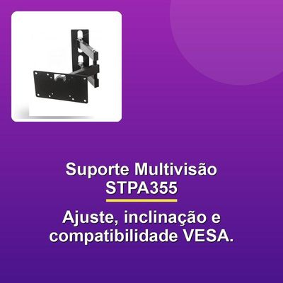 Suporte Articulado Tv Multivisão 14-56 Stpa355