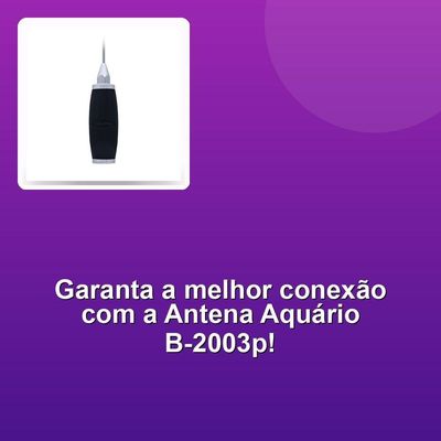 Antena Aquário B-2003p Marinox 1-4 Onda Px Base Pu
