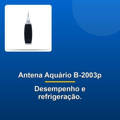 Antena Aquário B-2003p Marinox 1-4 Onda Px Base Pu