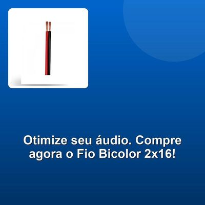 Fio Paralelo Bicolor 2×16 1,00mm Controller Rl -100