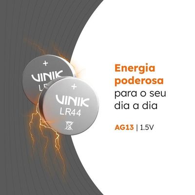 Bateria Alcalina Lr44 C- 10 Unid.