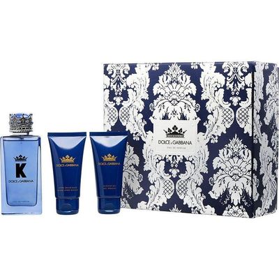 Perfume Masculino Dolce&gabbana K Edp Spray 100 Ml Pós-barba Balm 50 Gel Banho